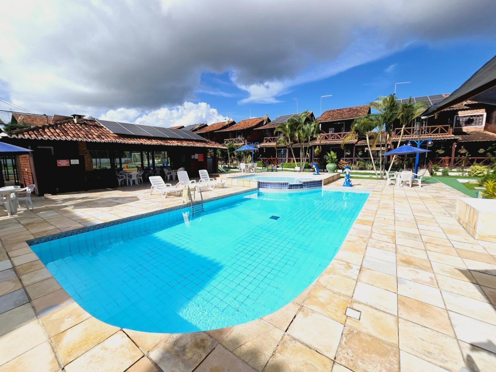 Chale Aconchegante Com Vista Para Piscina กราวาตา ภายนอก รูปภาพ